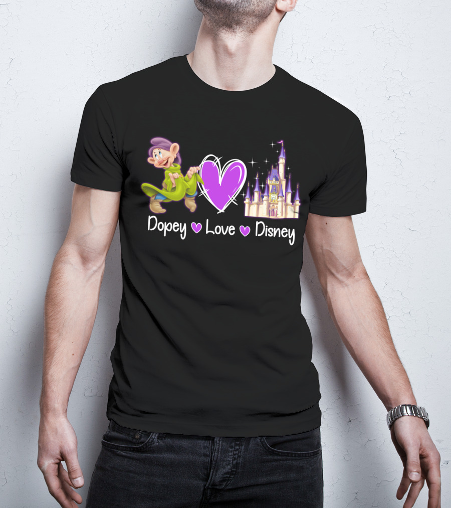 Dopey Love Disney Castle Magic T-Shirt