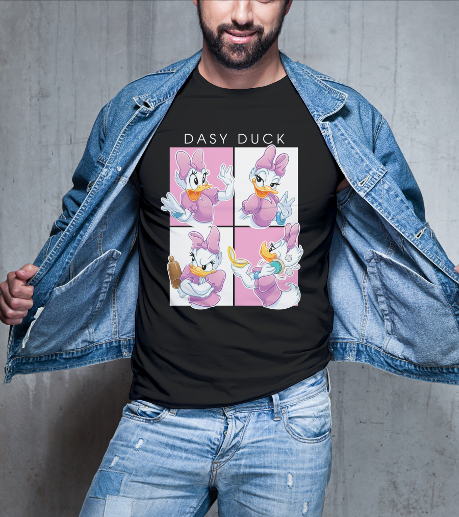 Daisy Duck Four Expressions Pink Outfit Series T-Shirt