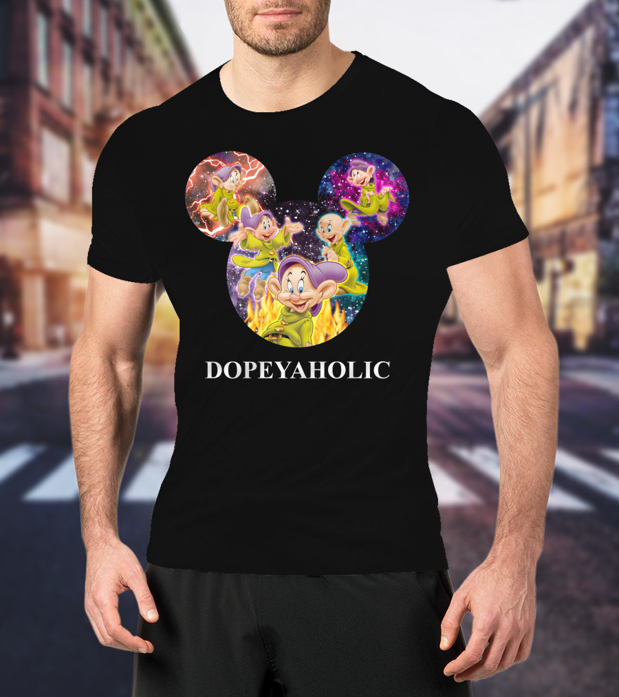 Dopeyaholic Mickey Mouse Ears Multiverse Dopey Wonderland T-Shirt
