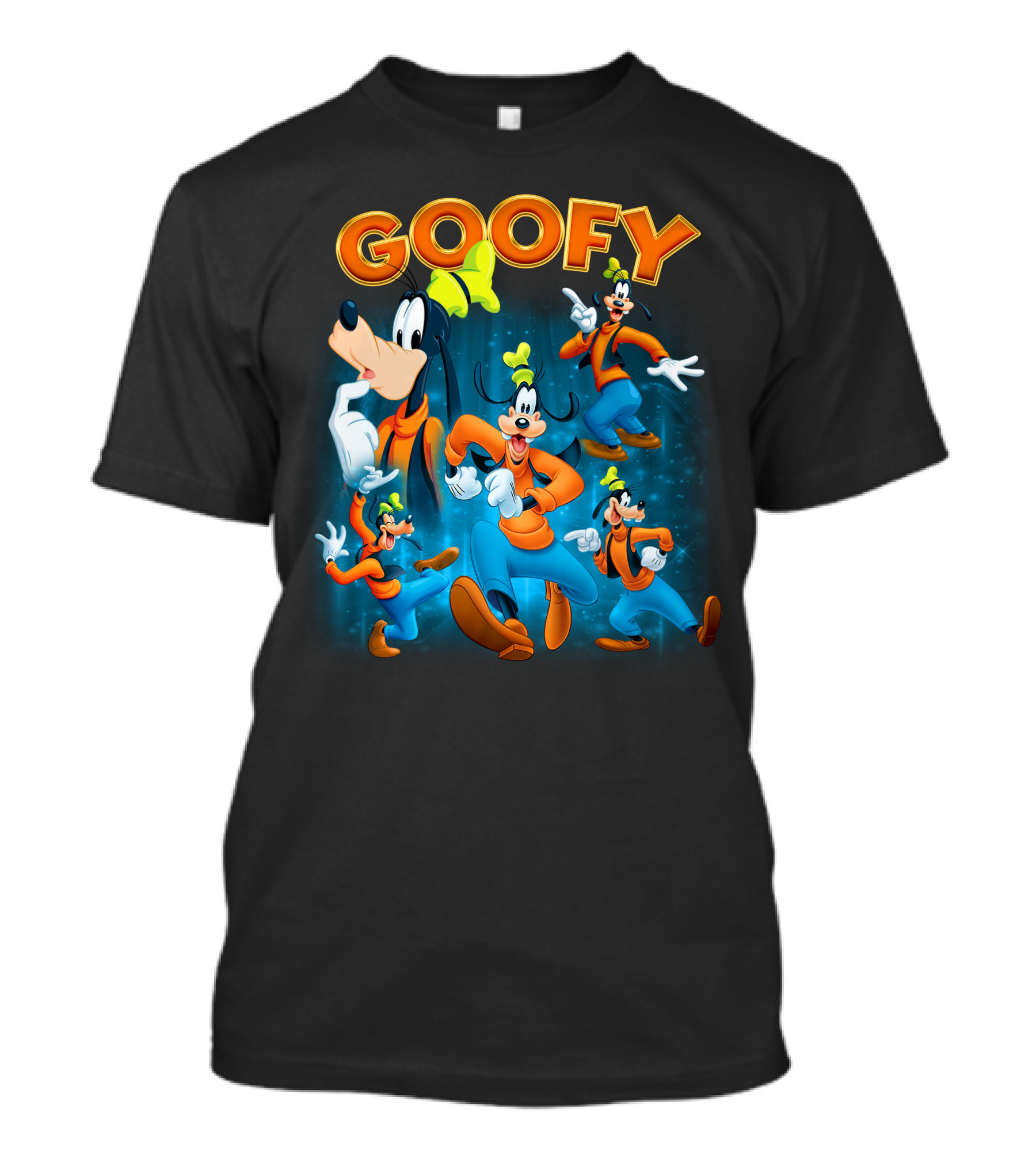 Goofy Classic Character Multiple Poses Dynamic Expressions T-Shirt