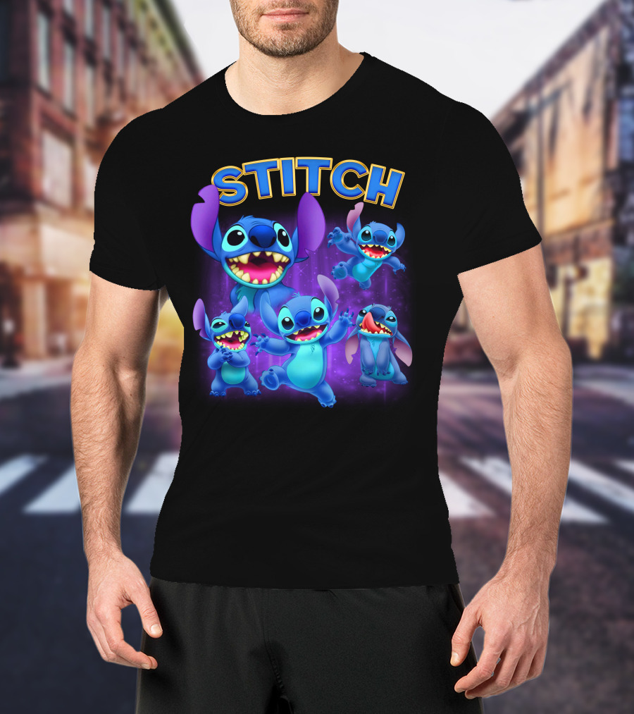 Stitch Lilo And Stitch Alien Character Expressions Collection T-Shirt