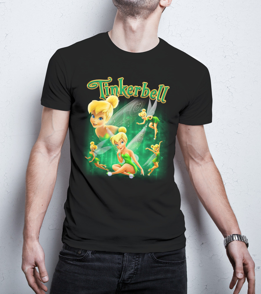 Tinkerbell Magical Green Fairy Poses And Expressions T-Shirt
