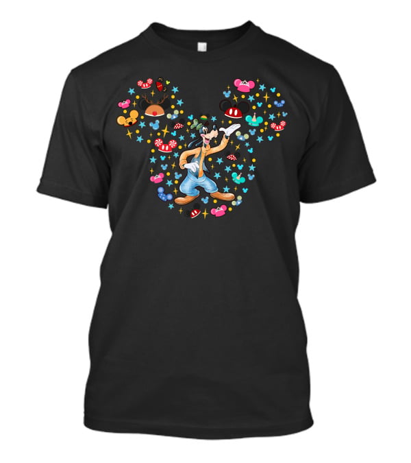 Goofy Mickey Mouse Icon Sparkling Celebration T-Shirt