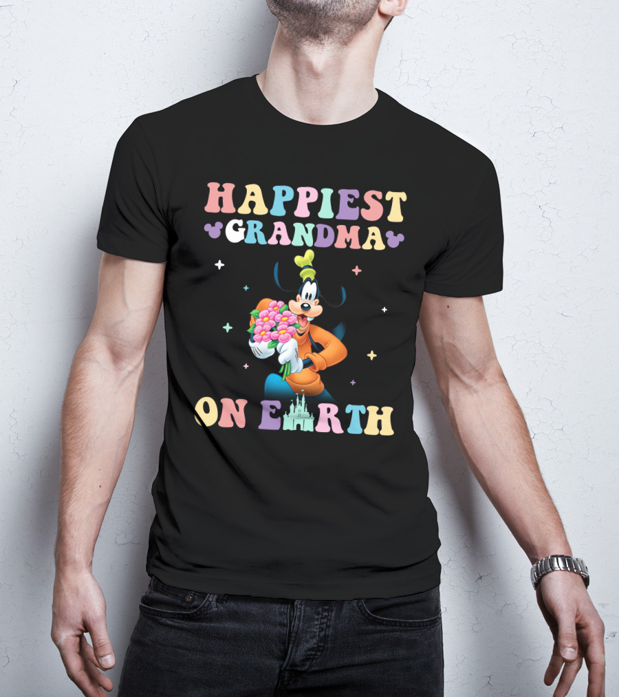 Happiest Grandma On Earth Goofy T-Shirt