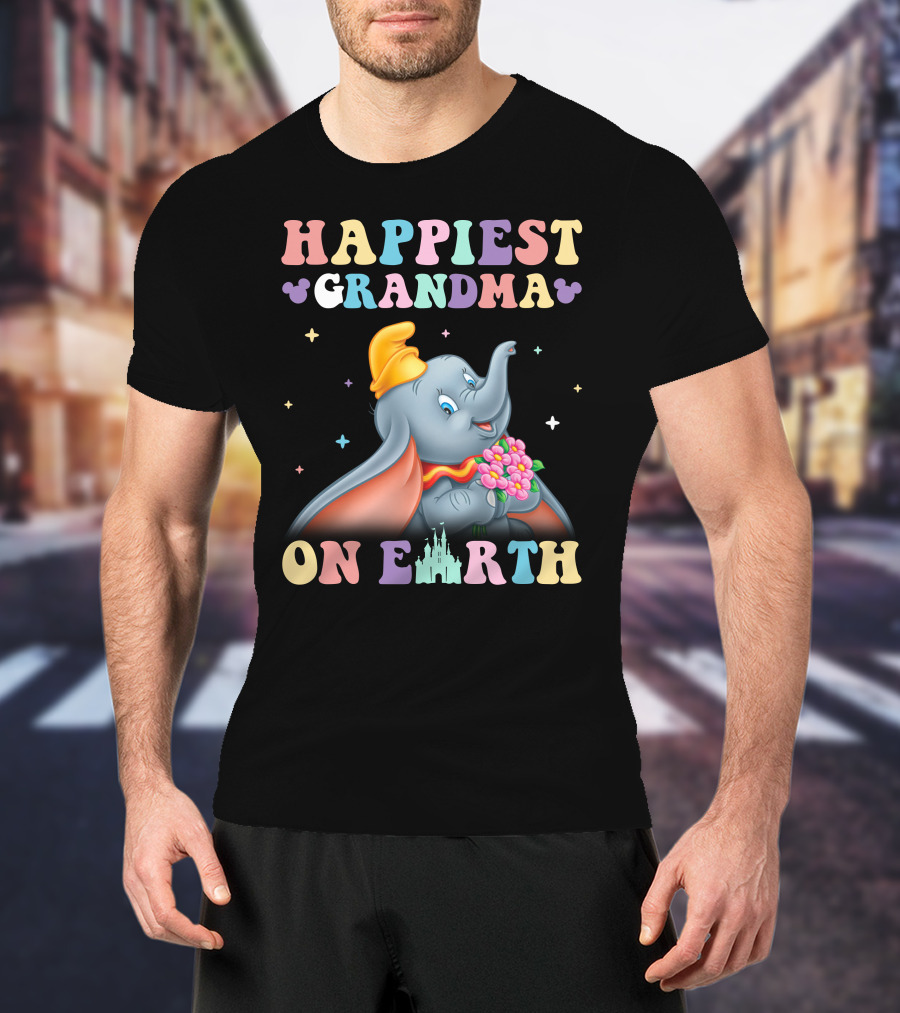 Dumbo Happiest Grandma On Earth T-Shirt