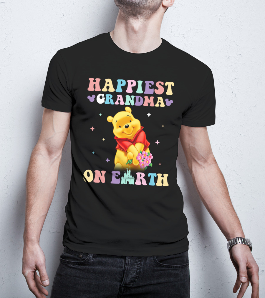 Happiest Grandma On Earth Winnie The Pooh Disney T-Shirt