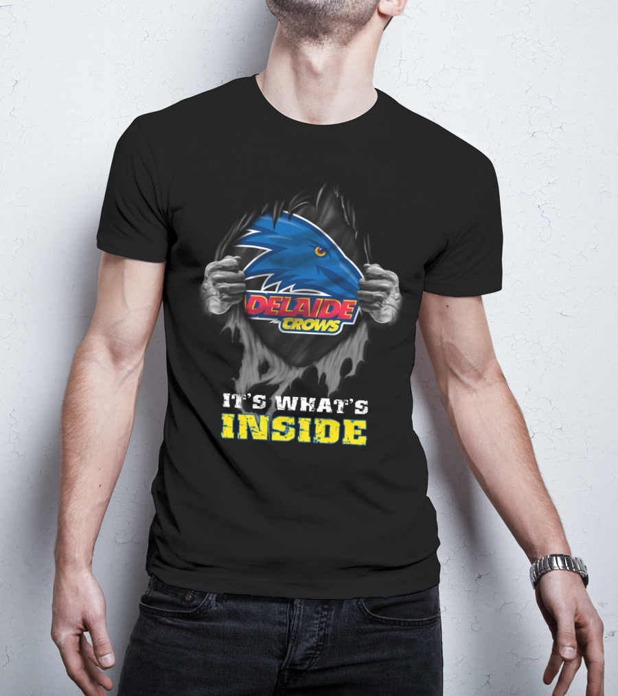 It's What's Inside Adelaide Crows Logo Burst T-Shirt