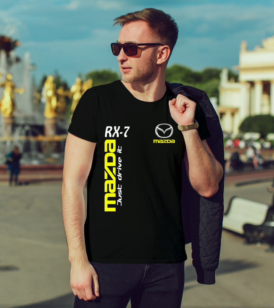 Mazda RX-7 Just Drive It T-Shirt