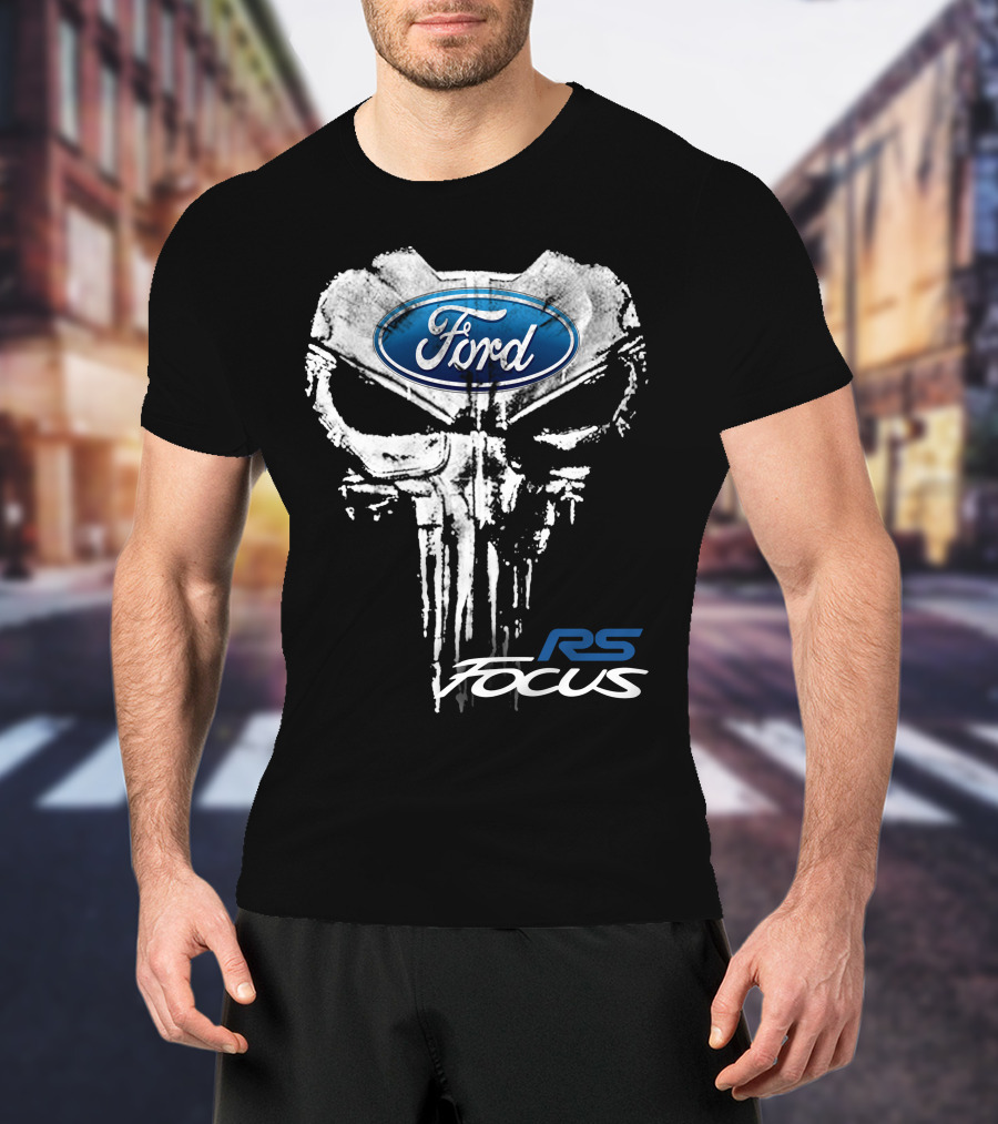 Ford Focus RS Punisher Skull T-Shirt