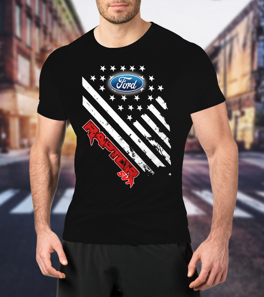 Ford Raptor SVT American Flag T-Shirt