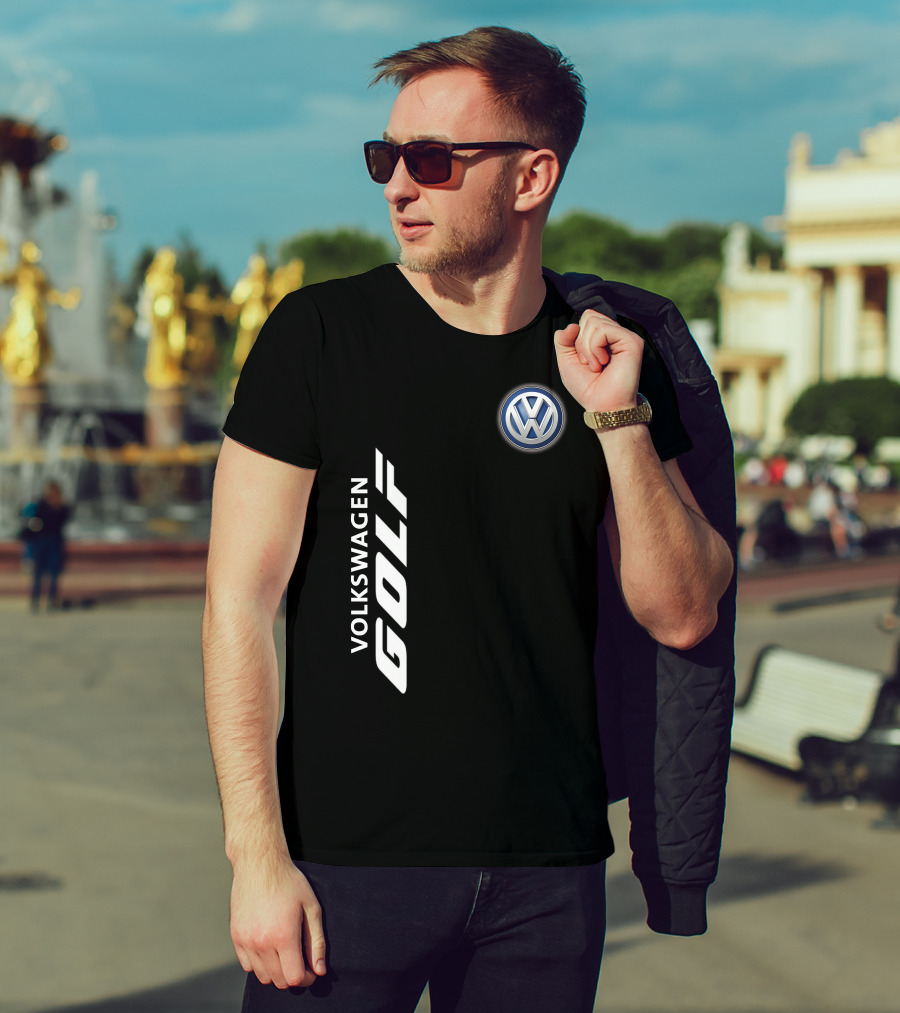 Volkswagen Golf Classic Logo Automotive T-Shirt