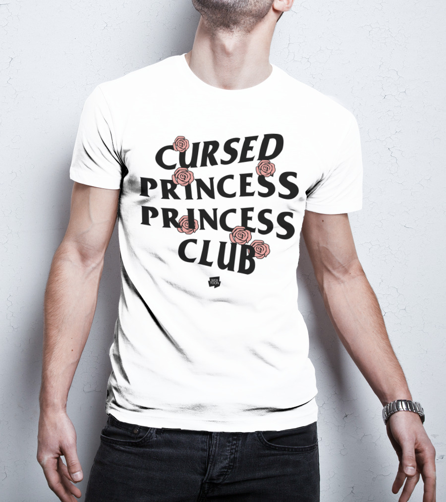 Cursed Princess Club Webtoon Merchandise Roses T-Shirt