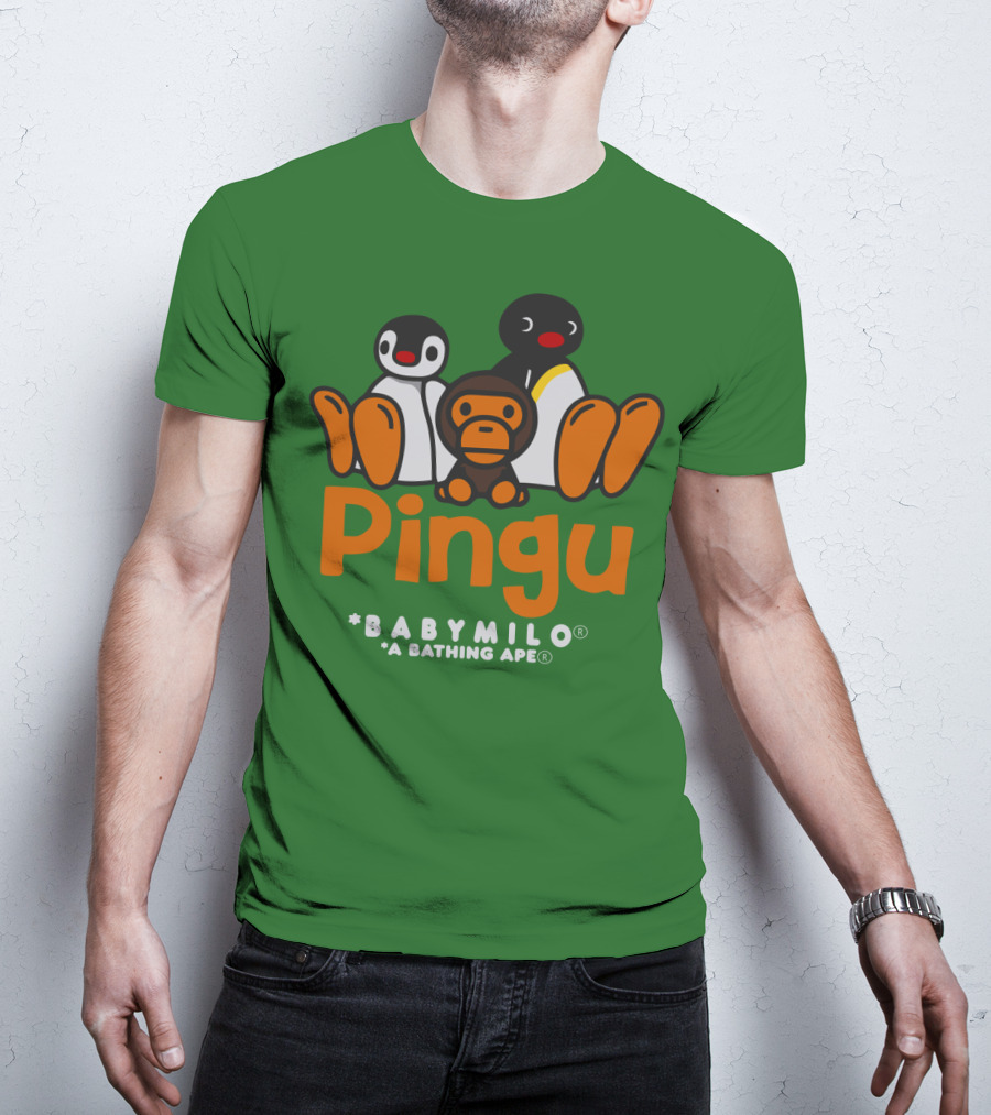 Pingu Baby Milo A Bathing Ape Collaboration T-Shirt