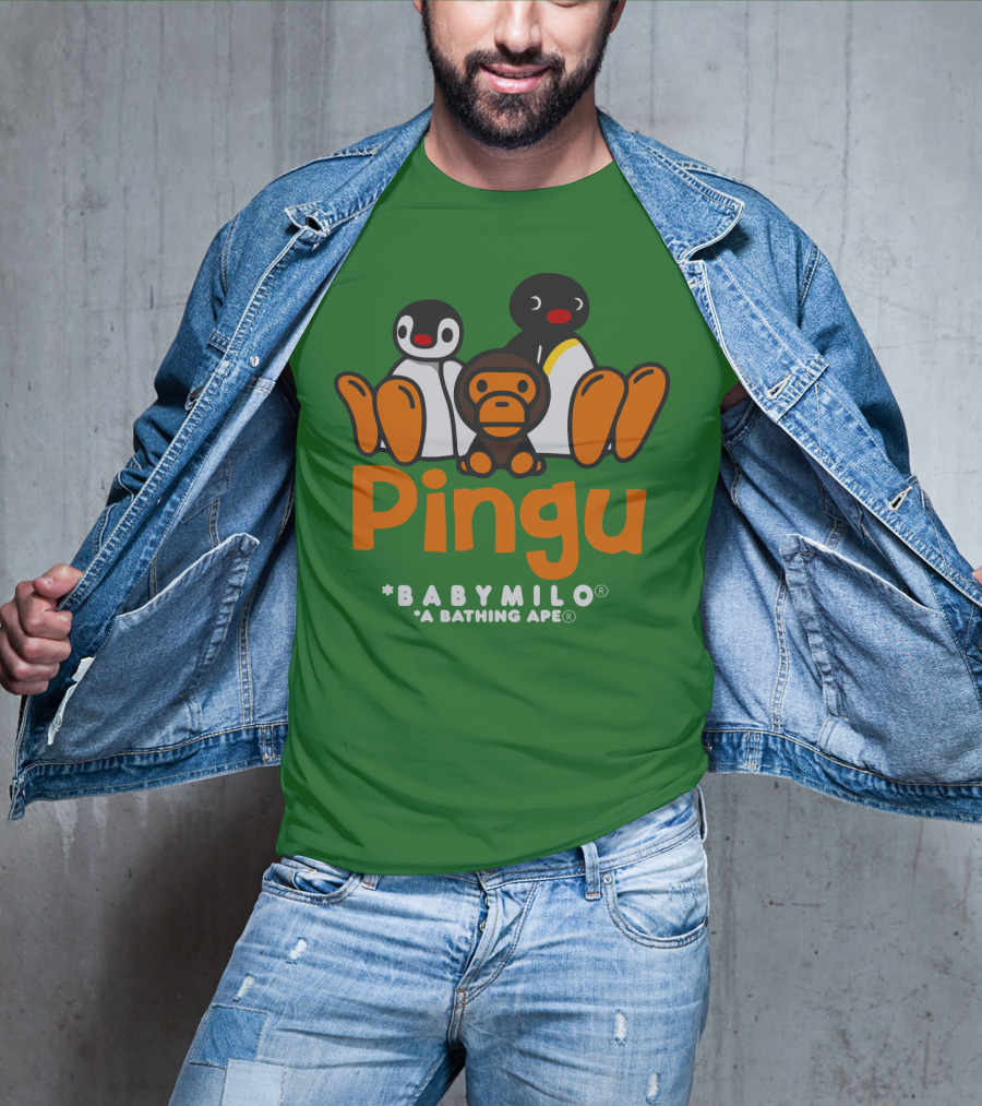 Pingu Baby Milo A Bathing Ape Collaboration T-Shirt