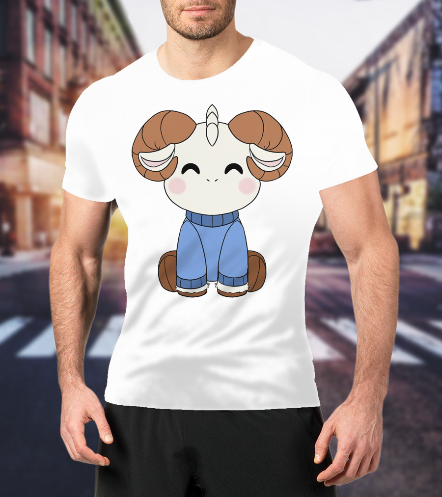 Jschlatt Ram Hoodie Min Plush Cartoon T-Shirt