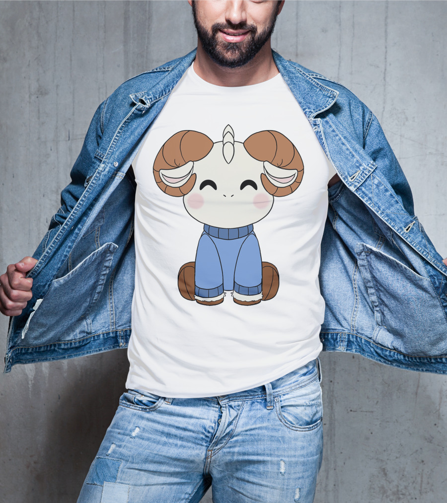 Jschlatt Ram Hoodie Min Plush Cartoon T-Shirt