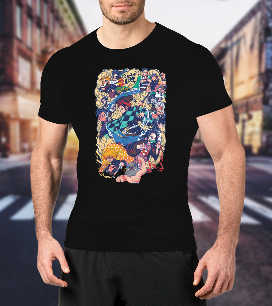 Cute Slayers Demon Hashira Power Battle T-Shirt