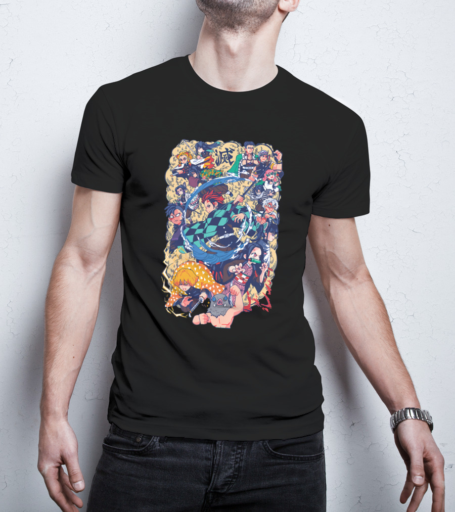 Cute Slayers Demon Hashira Power Battle T-Shirt