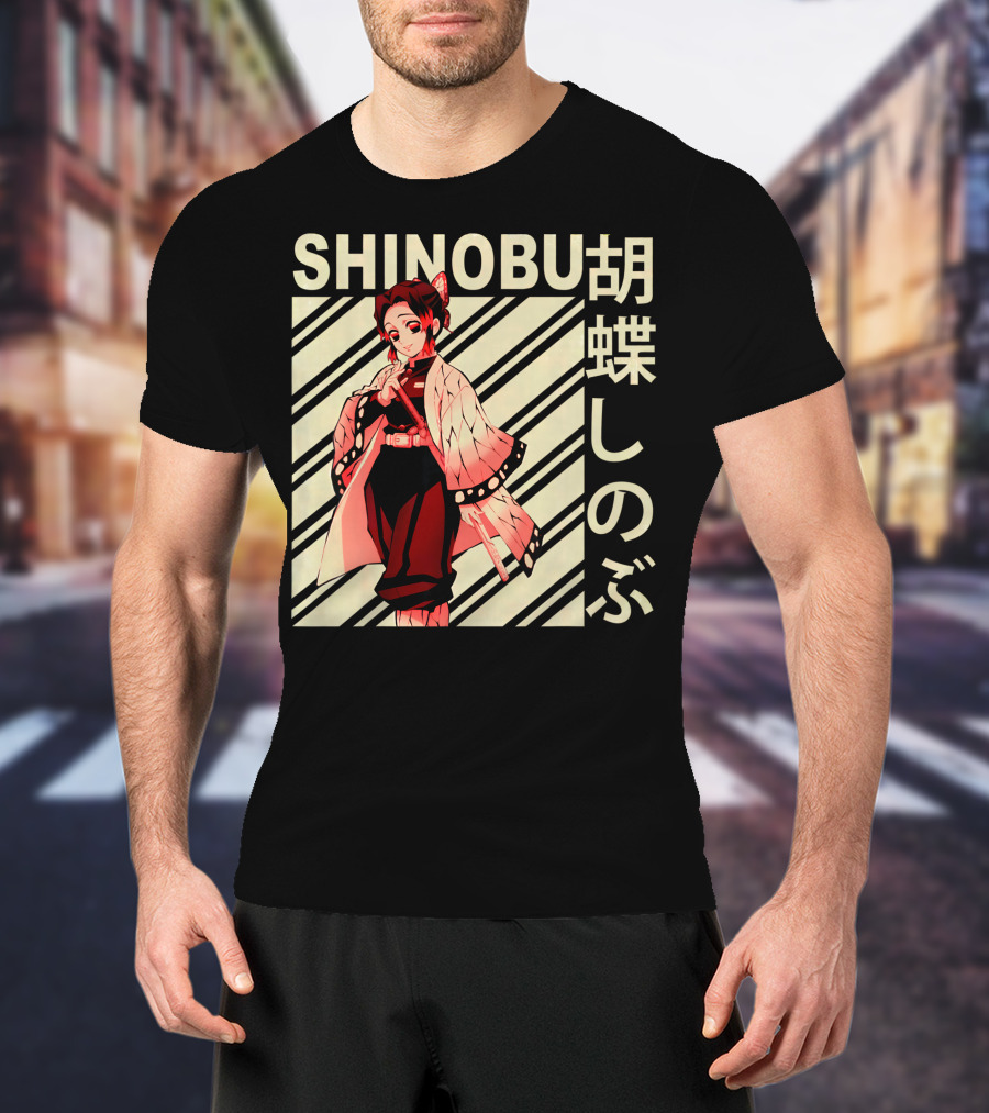 SHINOBU Kimetsu No Yaiba Demon Slayer Character T-Shirt