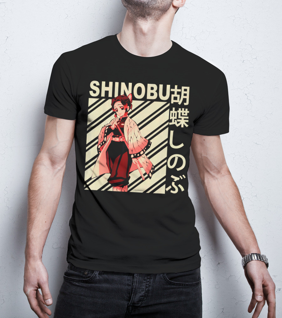 SHINOBU Kimetsu No Yaiba Demon Slayer Character T-Shirt