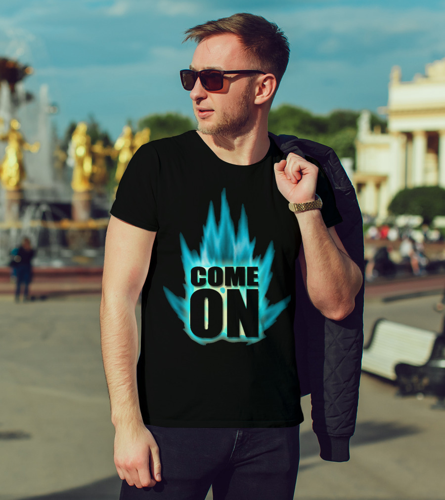 Come On Goku Super Saiyan Aura Burst T-Shirt