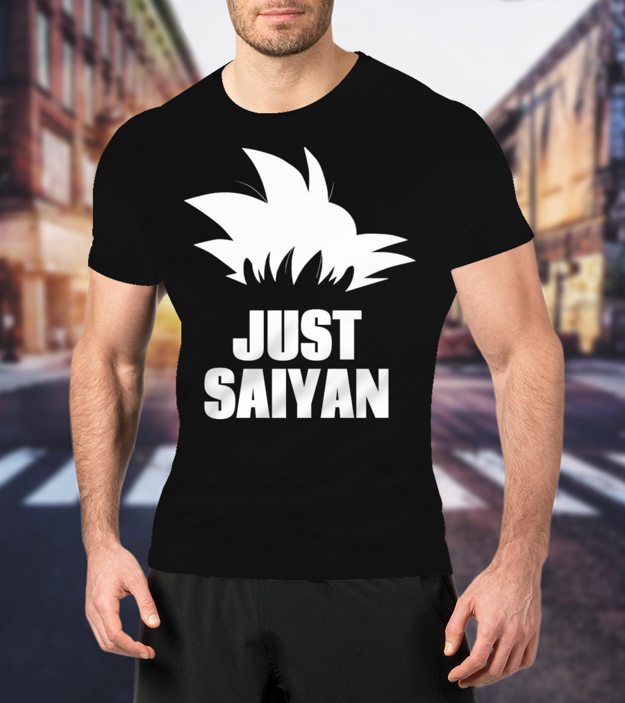 Just Saiyan Dragon Ball Z Super Saiyan Hair T-Shirt