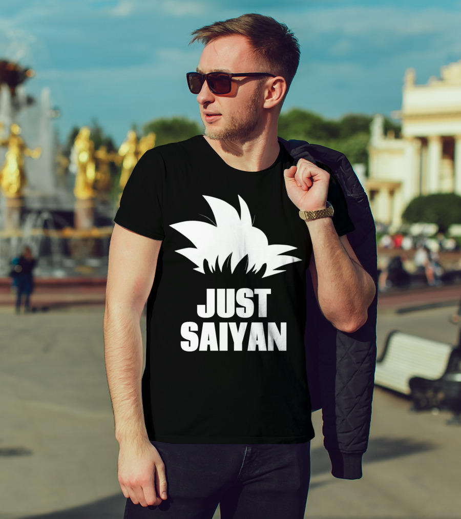 Just Saiyan Dragon Ball Z Super Saiyan Hair T-Shirt