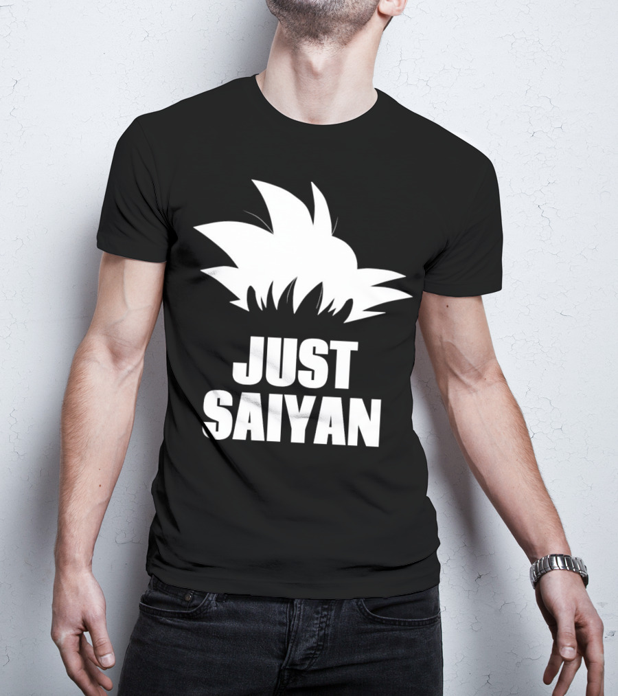 Just Saiyan Dragon Ball Z Super Saiyan Hair T-Shirt