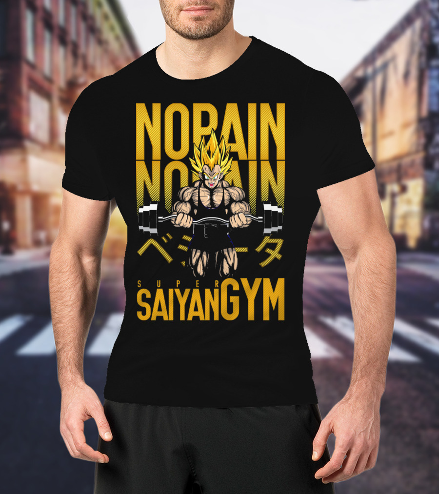 No Pain No Pain Super Saiyan Gym T-Shirt