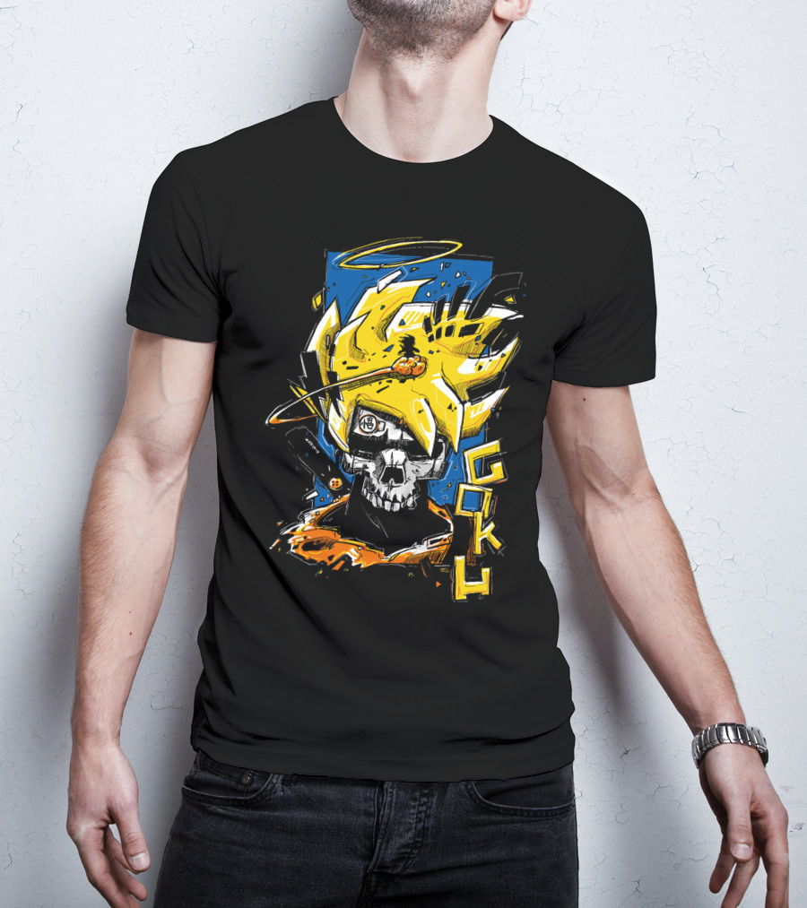 SkullGoku Super Saiyan Anime Fusion T-Shirt