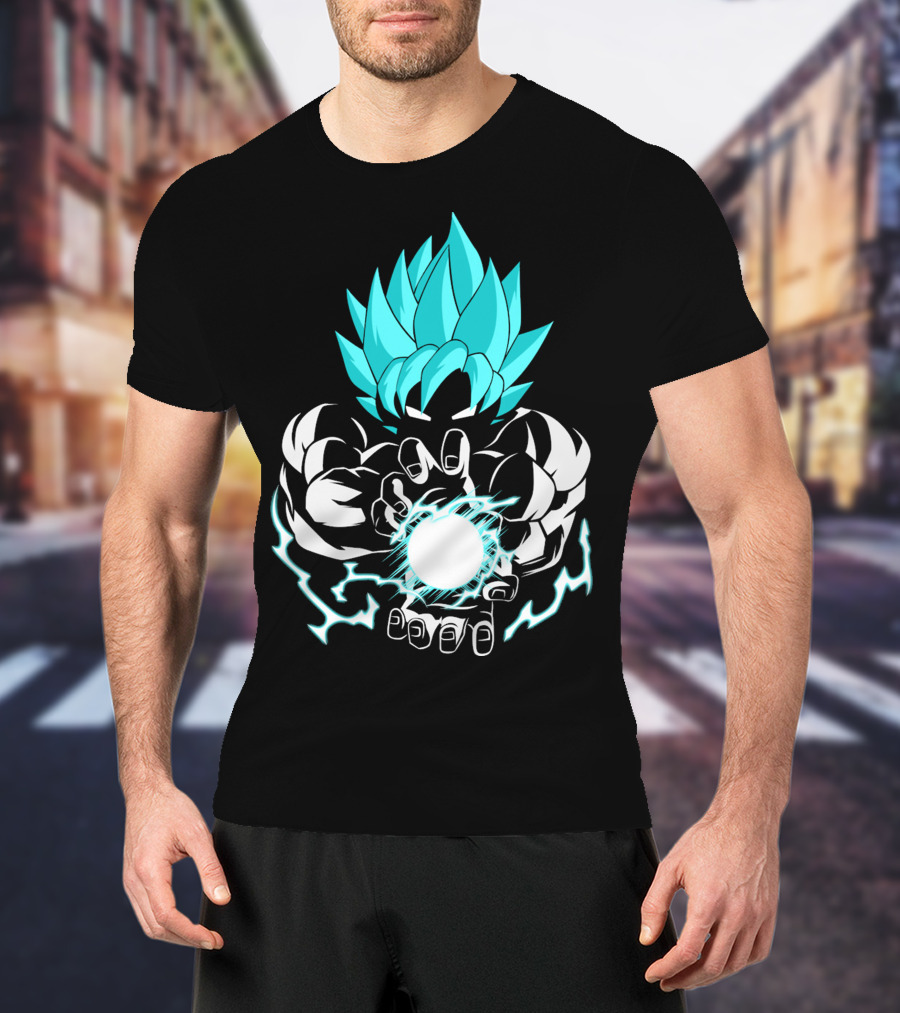 Super Saiyan Blue Energy Charge T-Shirt