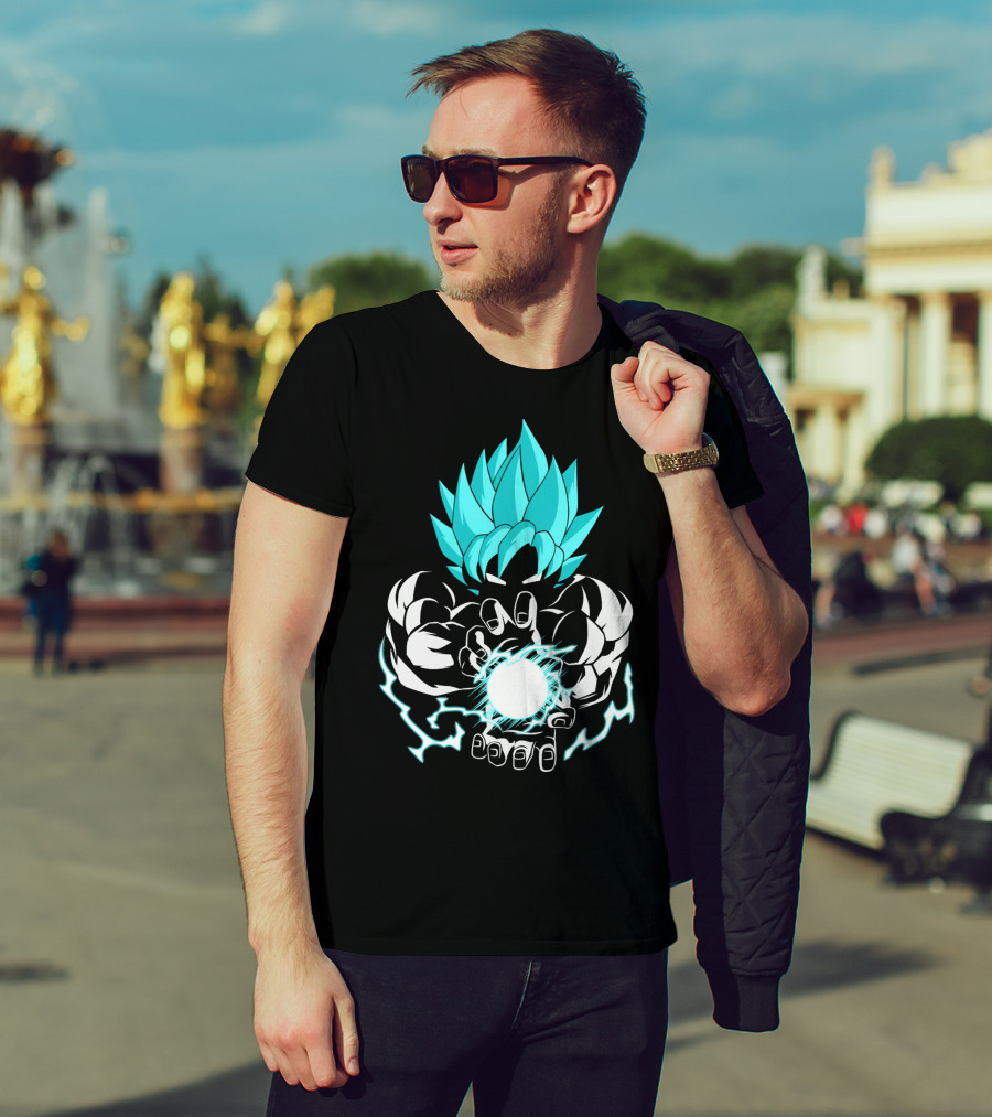 Super Saiyan Blue Energy Charge T-Shirt