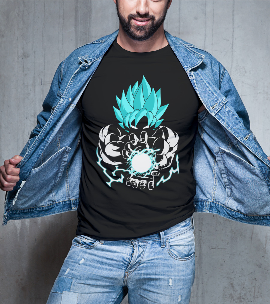Super Saiyan Blue Energy Charge T-Shirt