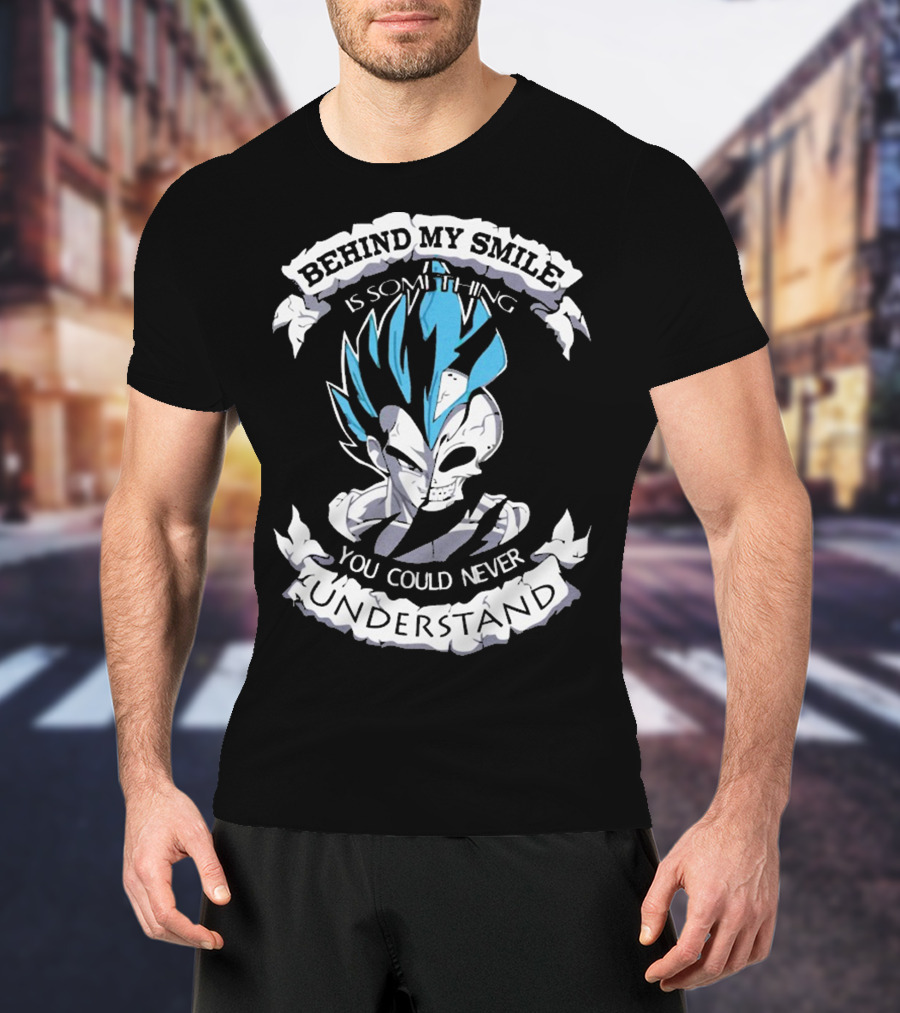 Behind My Smile Is Something You Could Never Understand Vegeta T-Shirt