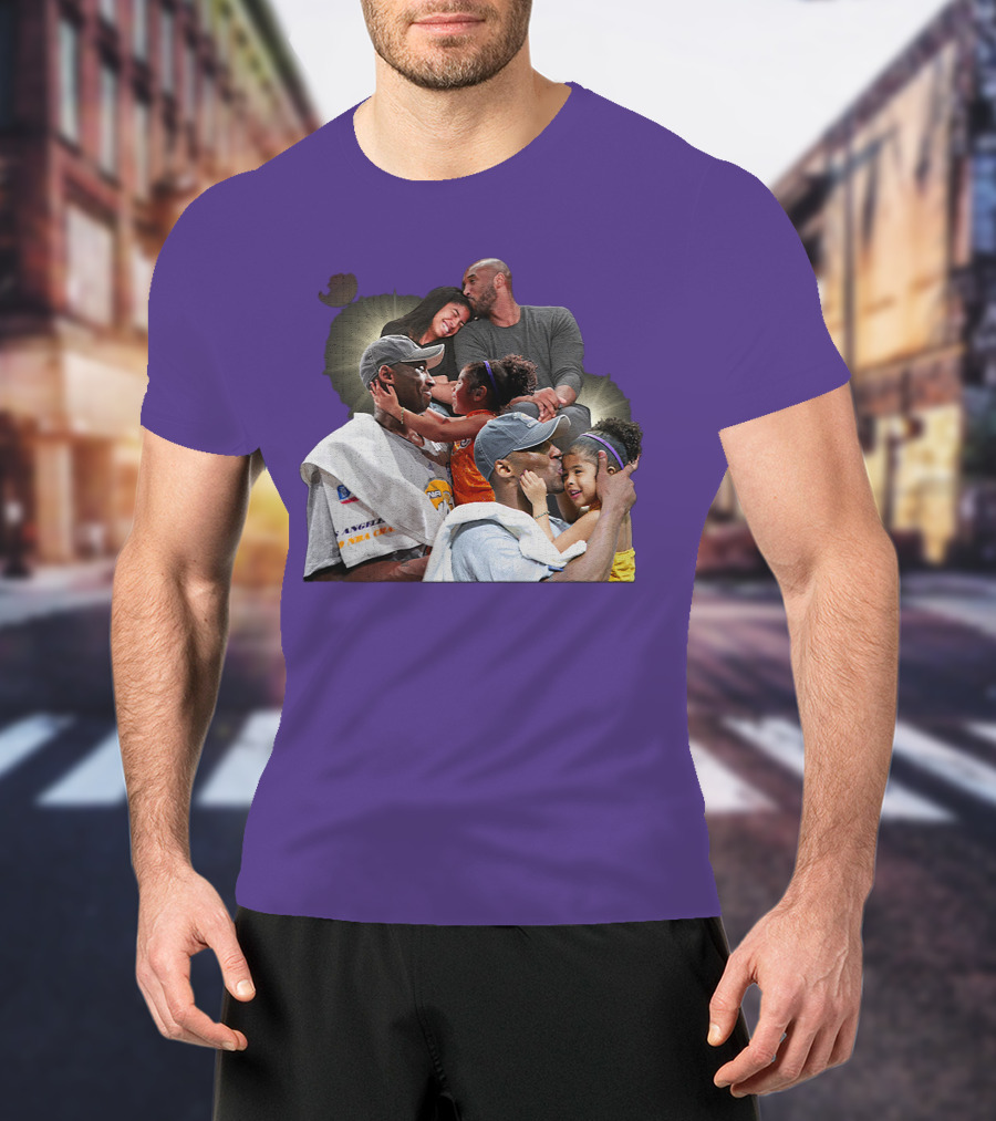 Kobe And Gigi Celebration Los Angeles Lakers Moments T-Shirt
