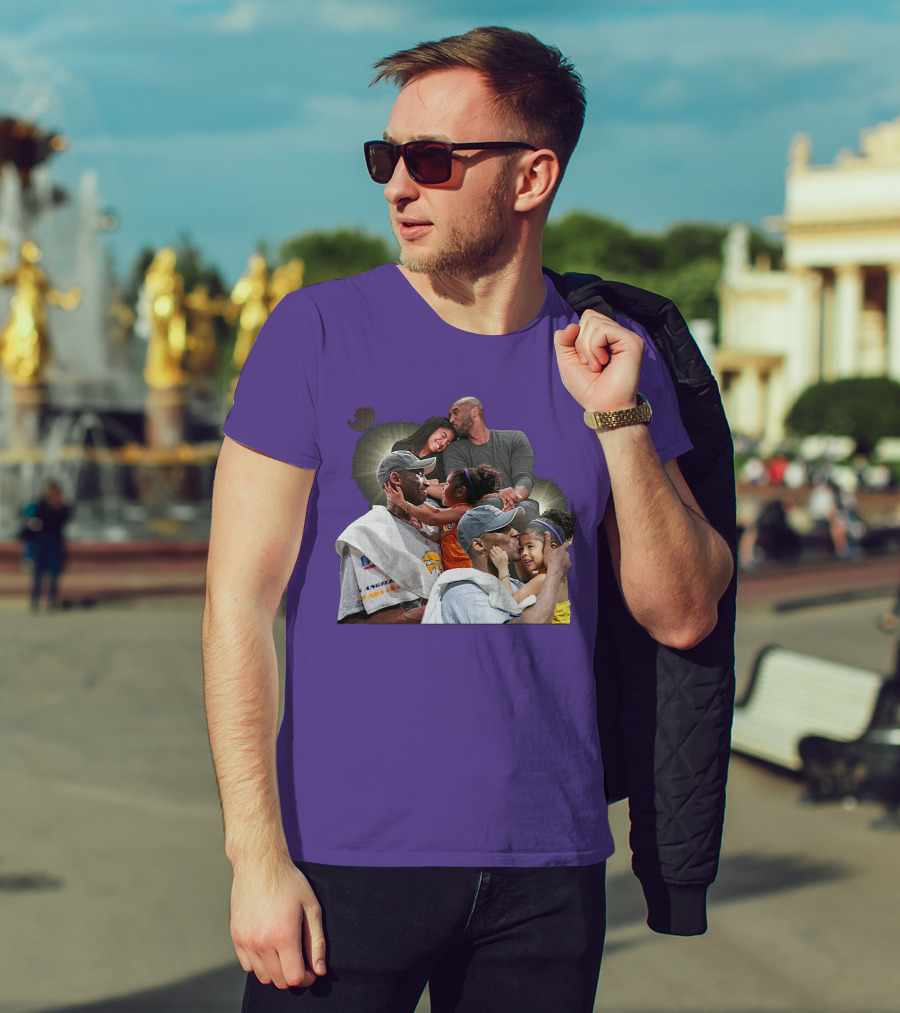 Kobe And Gigi Celebration Los Angeles Lakers Moments T-Shirt