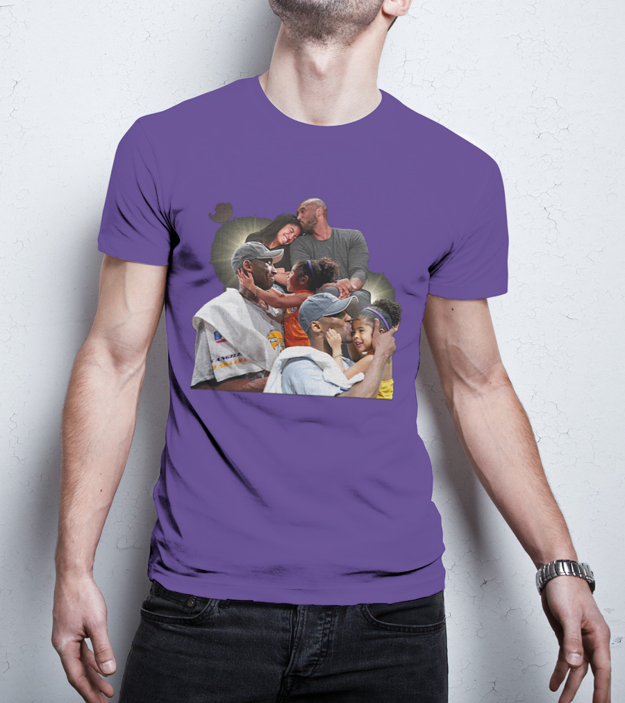 Kobe And Gigi Celebration Los Angeles Lakers Moments T-Shirt