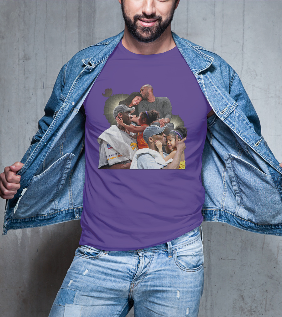 Kobe And Gigi Celebration Los Angeles Lakers Moments T-Shirt