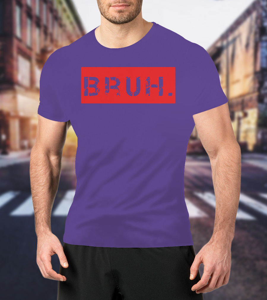 Bruh Meme Funny Saying Brother Teens Greeting T-Shirt