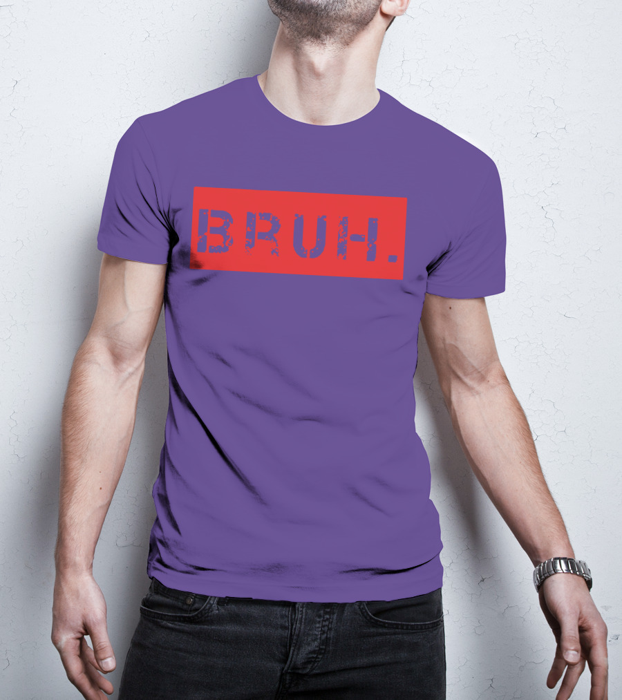 Bruh Meme Funny Saying Brother Teens Greeting T-Shirt