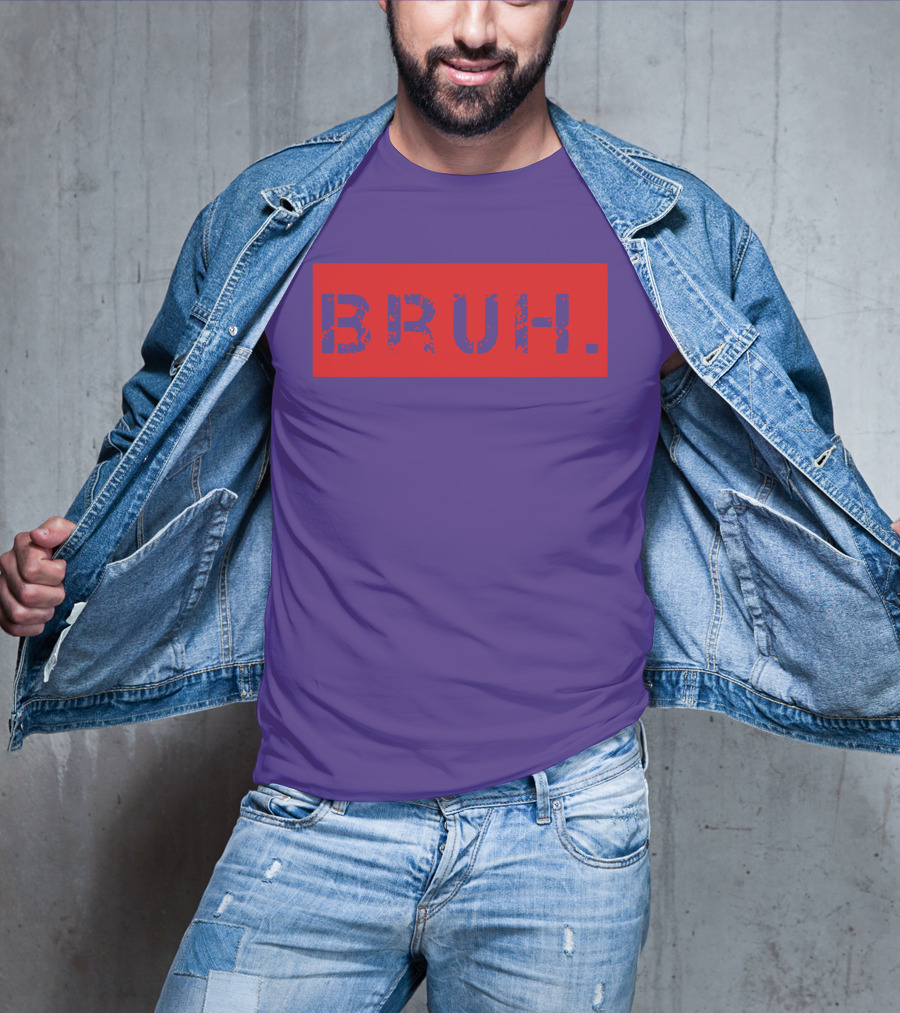 Bruh Meme Funny Saying Brother Teens Greeting T-Shirt
