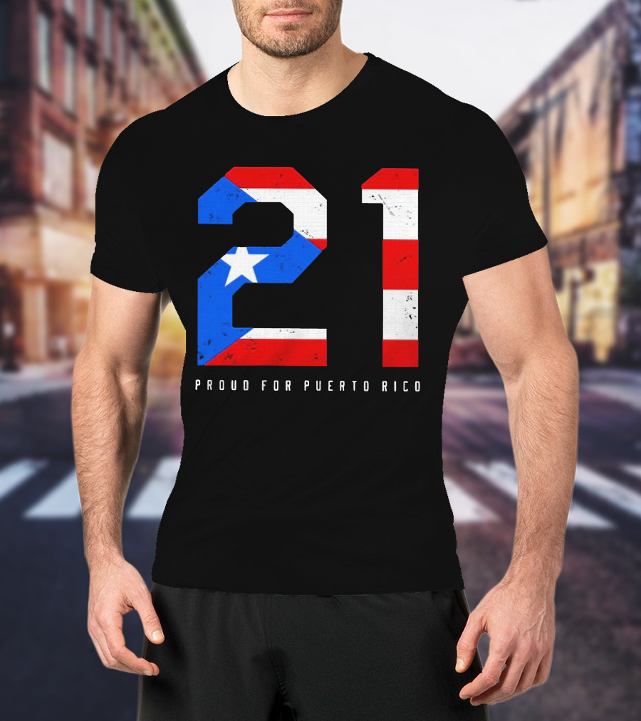 21 Puerto Rico Pride Flag Colors T-Shirt