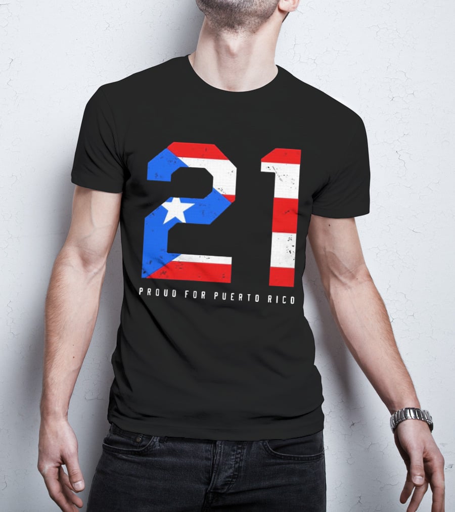 21 Puerto Rico Pride Flag Colors T-Shirt