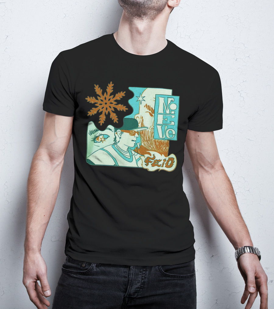 Feid Nieve White Snowflake T-Shirt