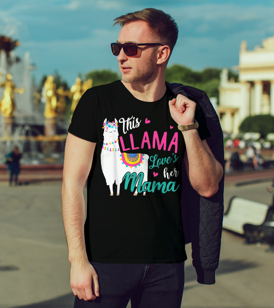 This Llama Loves Her Mama Mother's Day T-Shirt