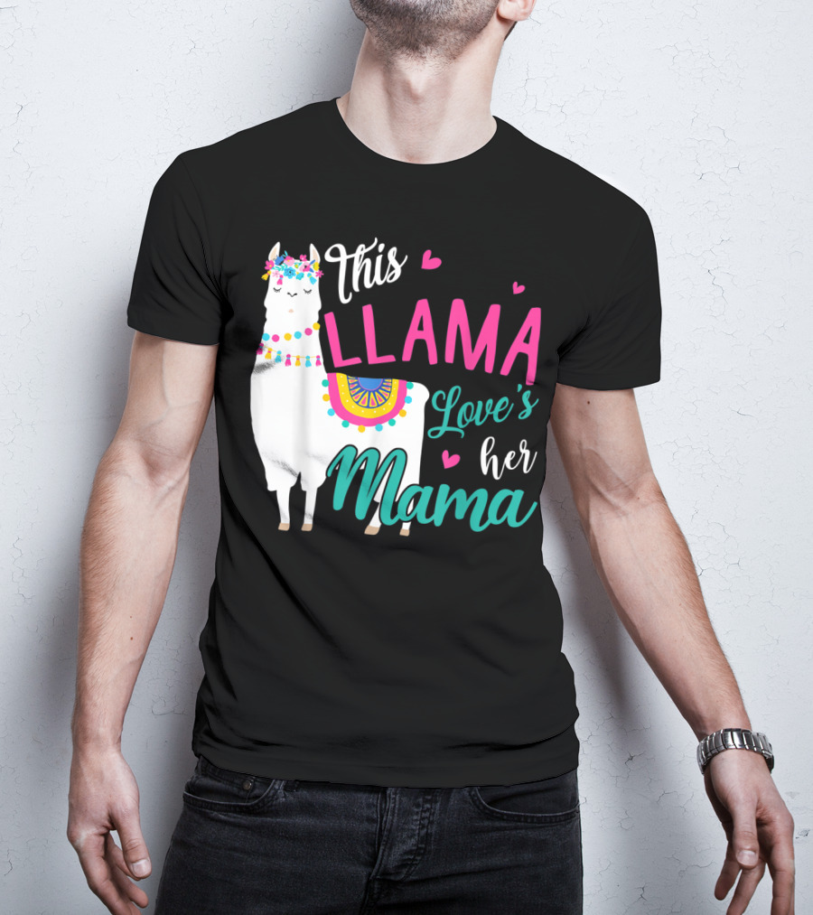 This Llama Loves Her Mama Mother's Day T-Shirt