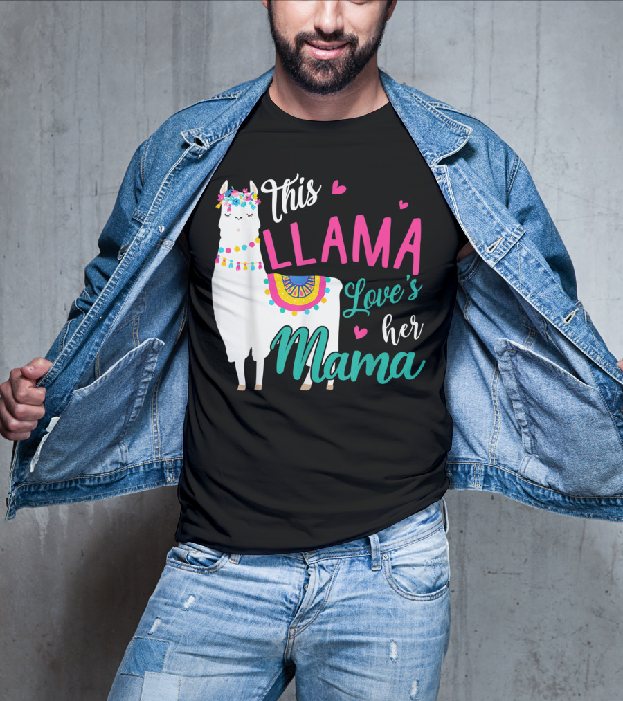 This Llama Loves Her Mama Mother's Day T-Shirt