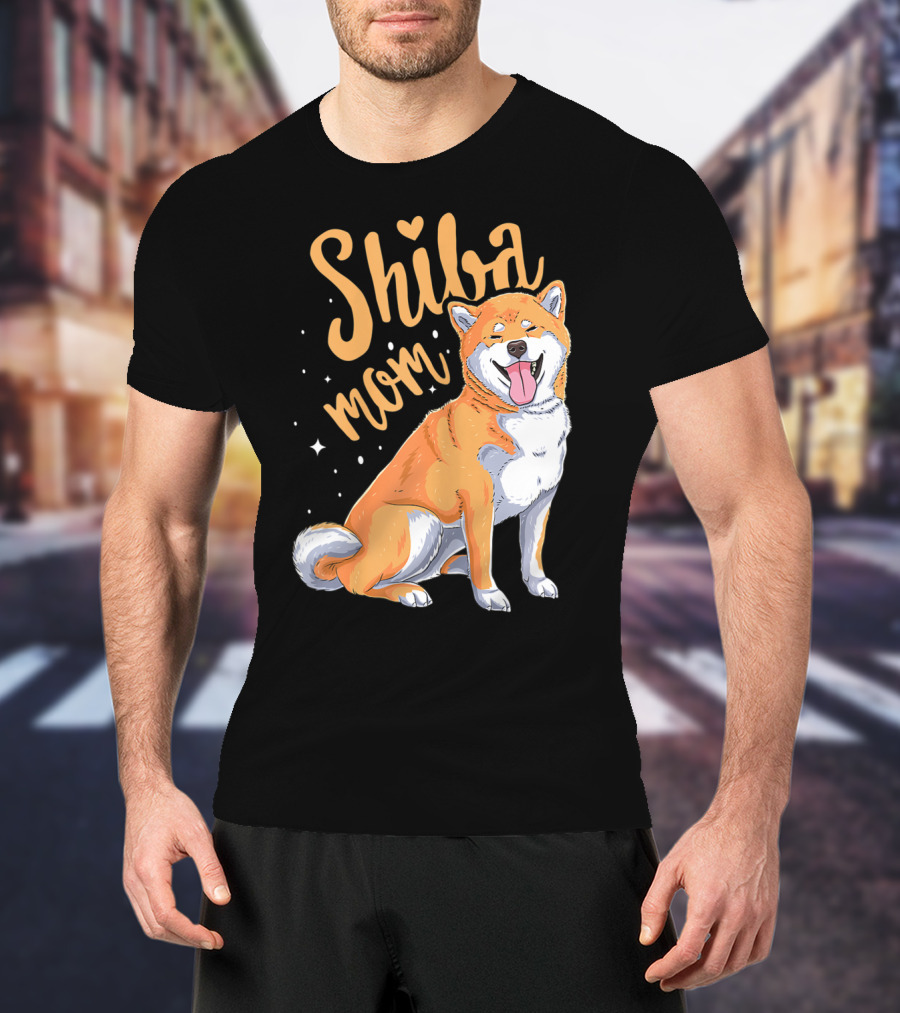 Shiba Inu Mom Funny Dog Lover For Shiba Inu Owner T-Shirt