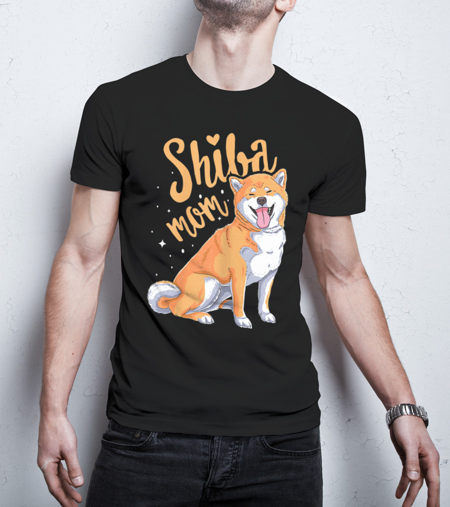 Shiba Inu Mom Funny Dog Lover For Shiba Inu Owner T-Shirt