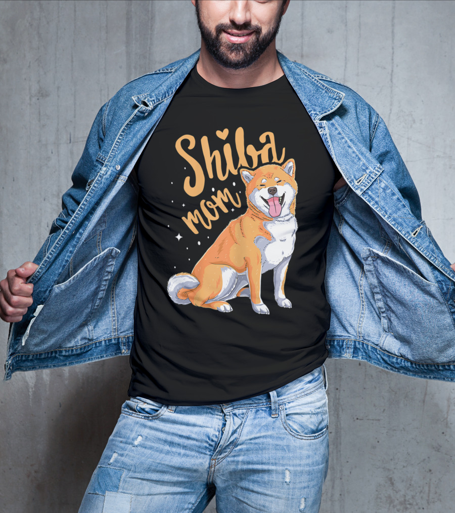 Shiba Inu Mom Funny Dog Lover For Shiba Inu Owner T-Shirt